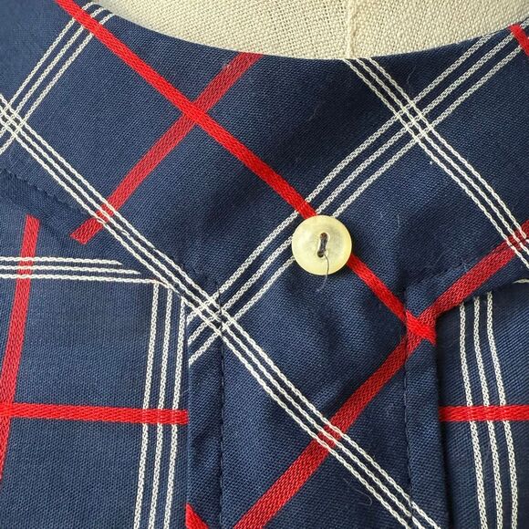 Vintage 60s Forever Prest by Peggy Gee Sleeveless Dropwaist Shift Dress XL - Picture 4 of 9